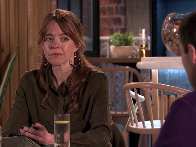 Toyah on Coronation Street on April 16, 2021