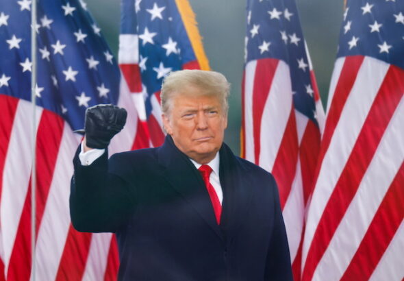 Donald Trump on January 6, 2021