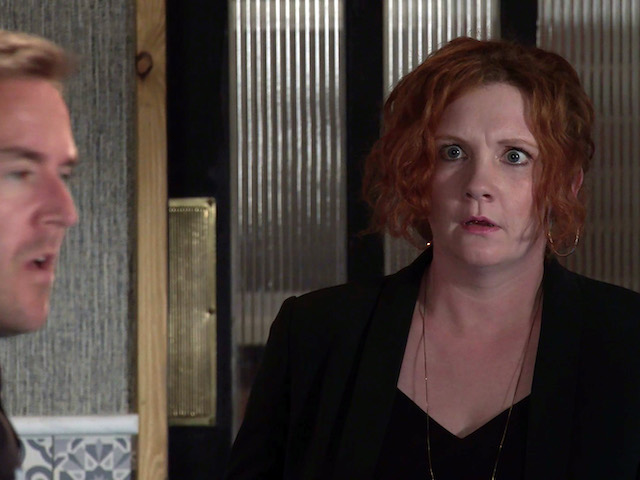 Fiz on Coronation Street on July 23, 2021