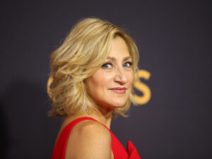 Edie Falco at the Emmy Awards in Los Angeles on September 17, 2017