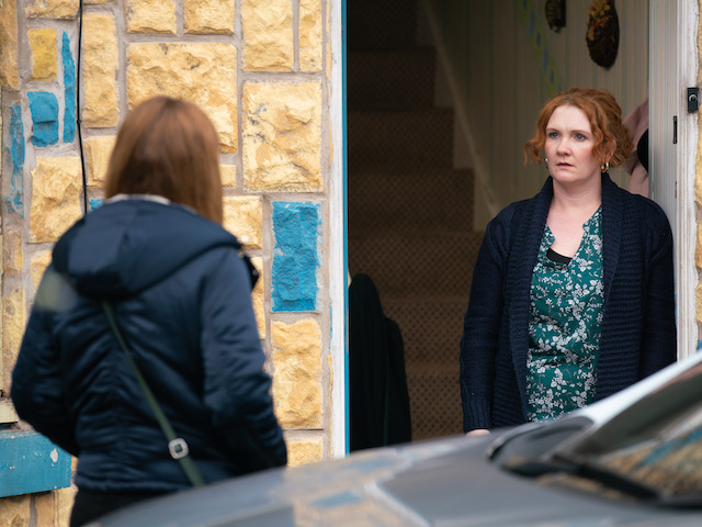 Fiz on Coronation Street on April 21, 2021