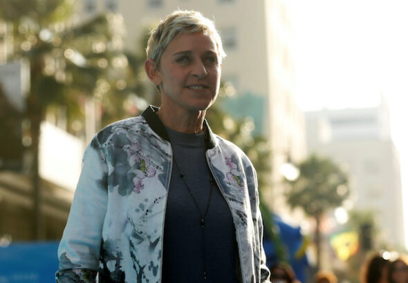 Cast member Ellen DeGeneres poses at the premiere of "Finding Dory" at El Capitan theatre in Hollywood, California U.S. on June 8, 2016.