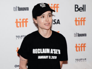 Elliot Page at the Toronto premiere of There's Something in the Water on September 8, 2019