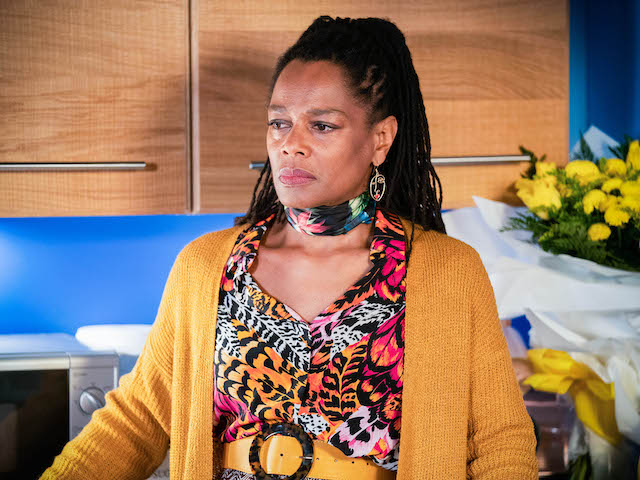 Sheree on EastEnders on April 6, 2021