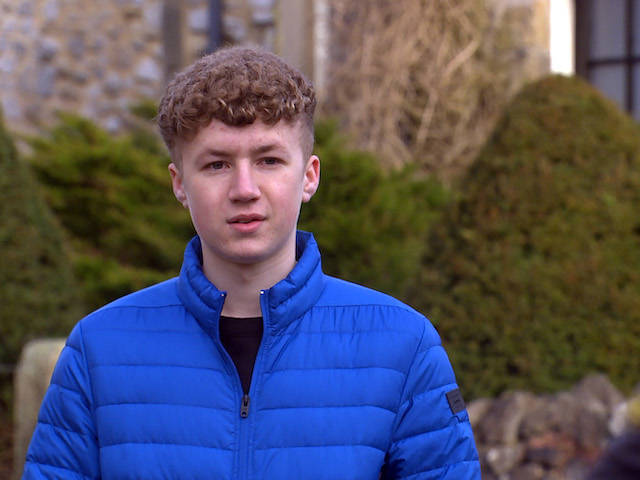 Noah on Emmerdale on April 6, 2021