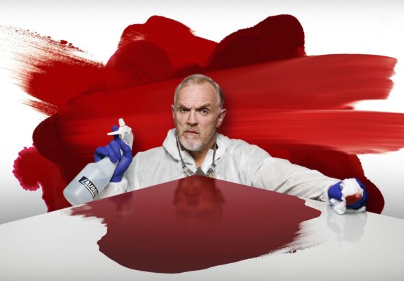 Greg Davies as Wicky in The Cleaner