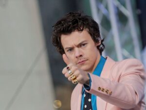 Harry Styles performing on NBC's Today in New York on February 26, 2020
