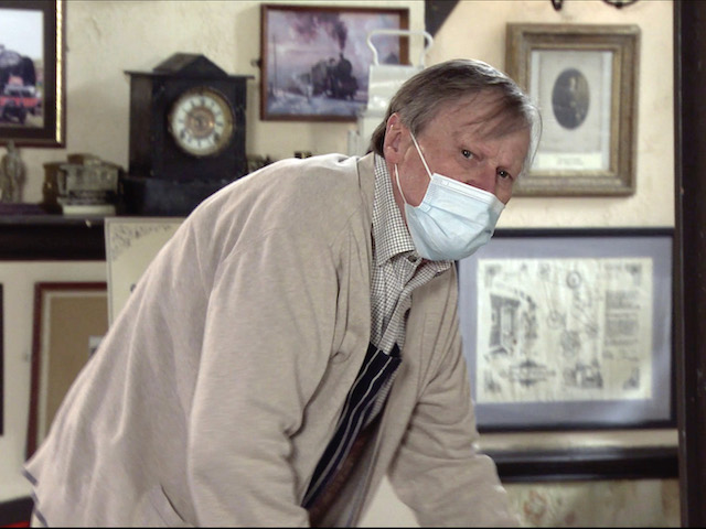 Roy on Coronation Street on May 3, 2021