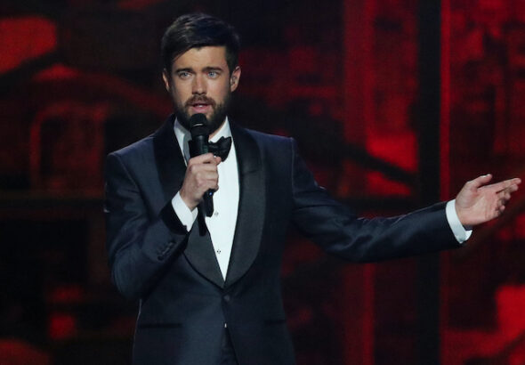 Jack Whitehall presents at the Brit Awards at the O2 Arena in London, Britain on February 18, 2020