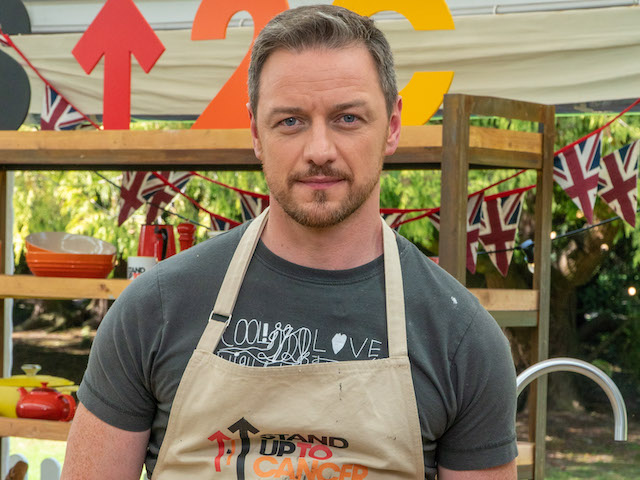 James McAvoy for Great British Bake Off