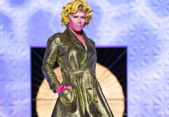 Janey Jacké in RuPaul’s Drag Race UK vs The World