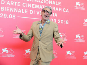 Jeff Goldblum at the Venice Film Festival in 2018