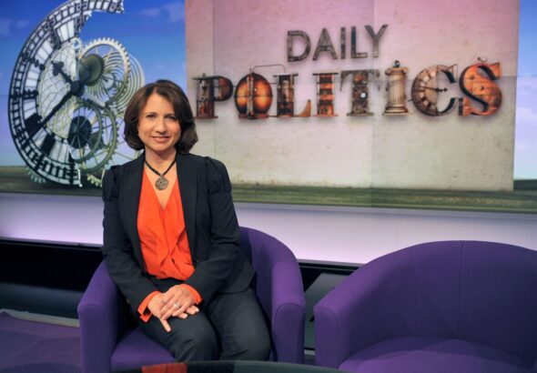 Jo Coburn presenting Daily Politics