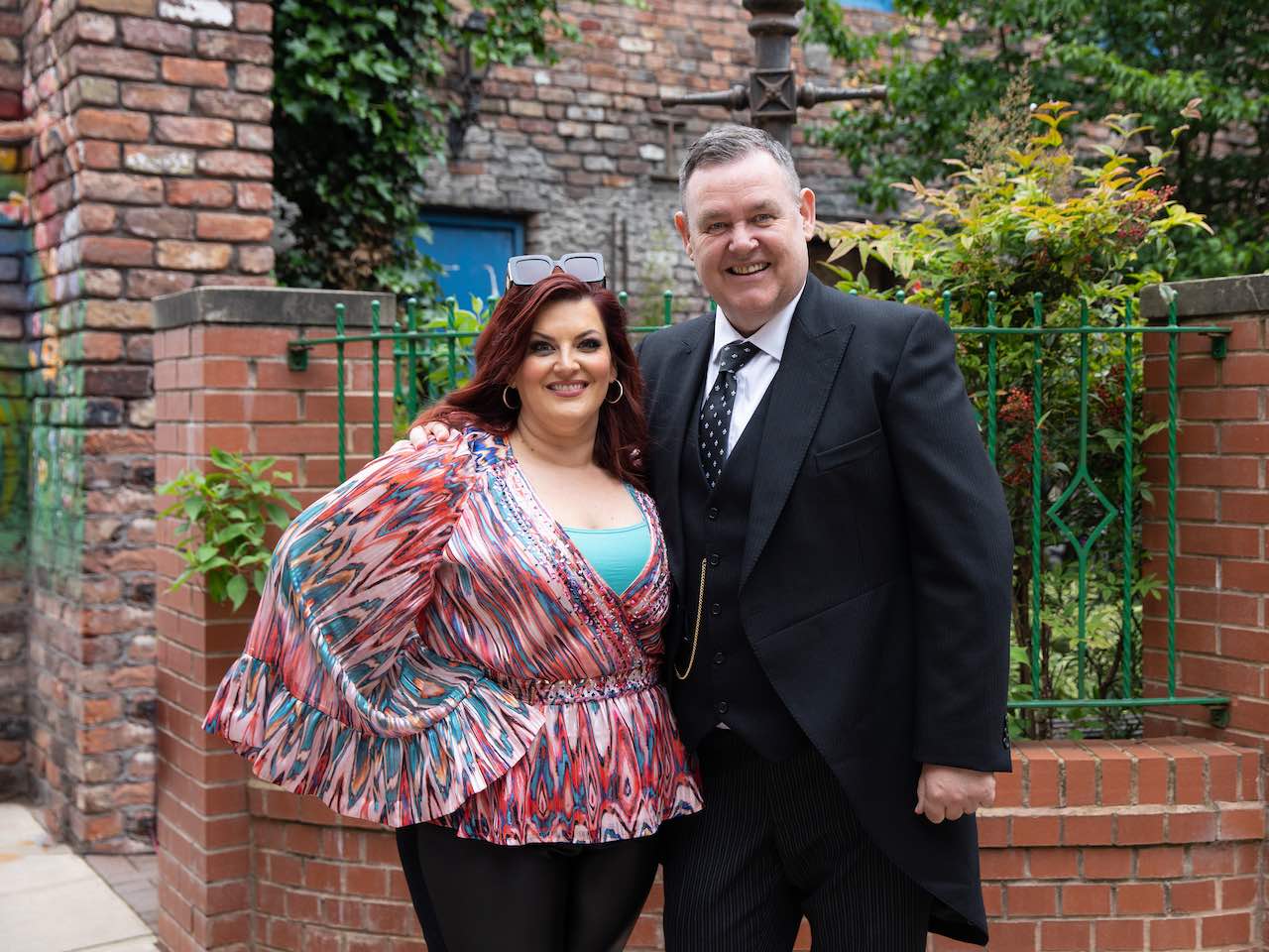 Jodie Prenger and Tony Maudsley as Glenda and George Shuttleworth in Coronation Street