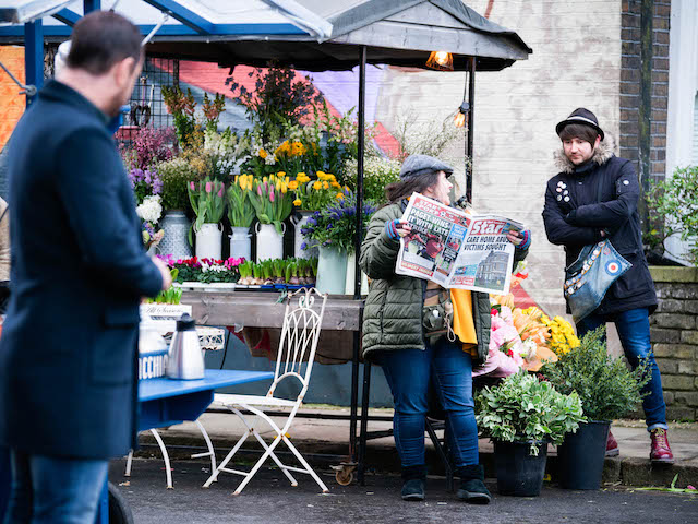 Mick and Shrimpy on EastEnders on March 23, 2021