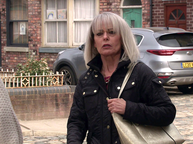 Sharon on Coronation Street on May 31, 2021