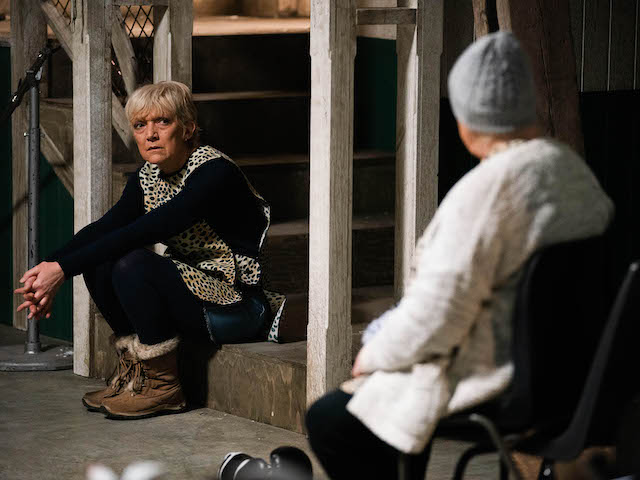 Jean and Mo on EastEnders on April 5, 2021