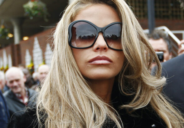 Katie Price on March 18, 2011