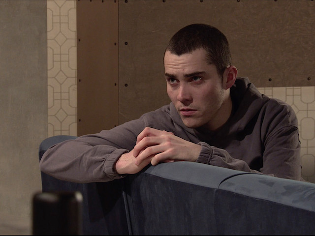 Corey on Coronation Street on May 5, 2021
