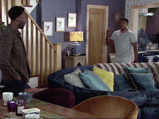 James and Michael on Coronation Street on August 20, 2021