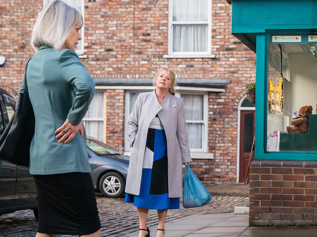 Jenny and Sharon on Coronation Street on June 23, 2021