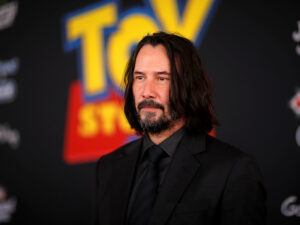 Actor Keanu Reeves attends the premiere for "Toy Story 4" in Los Angeles, California, U.S. on June 11, 2019.