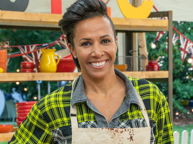 Dame Kelly Holmes for Great British Bake Off