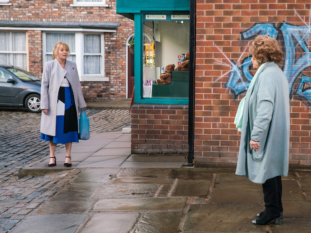 Jenny and Rita on Coronation Street on June 23, 2021