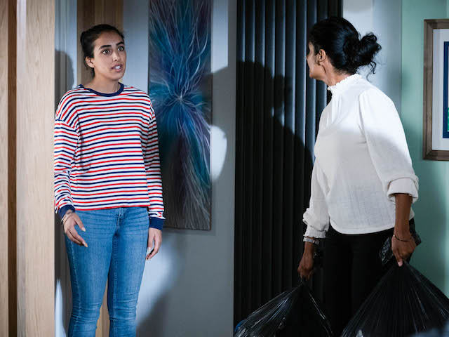 Ash and Suki on EastEnders on August 17, 2021