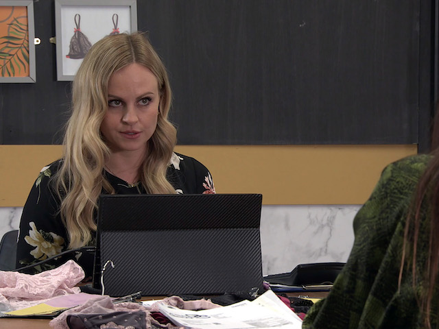 Sarah on Coronation Street on August 2, 2021