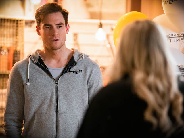 Zack and Sharon on EastEnders on May 25, 2021