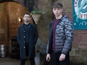 Sid and Victor on Hollyoaks on March 3, 2021
