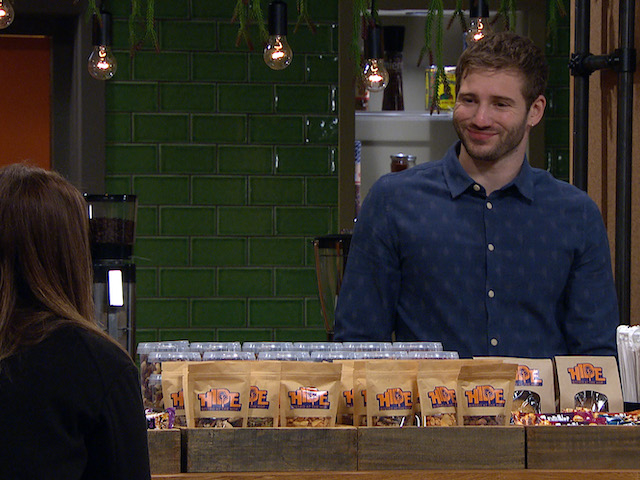 Jamie and Gabby on Emmerdale on February 1, 2021