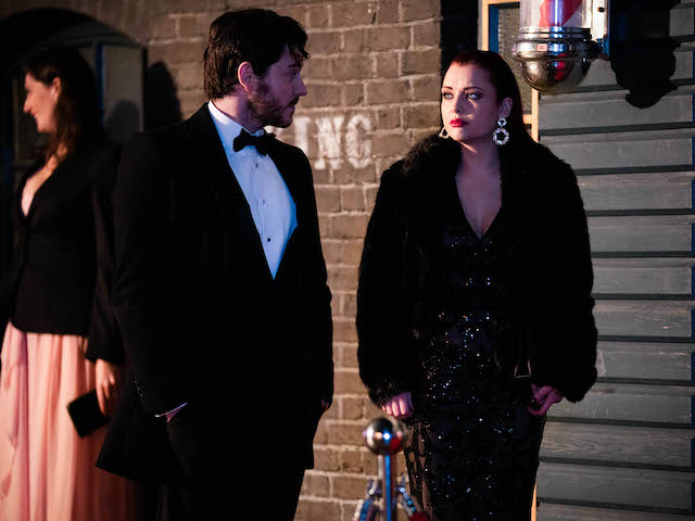 Gray and Whitney on EastEnders on March 29, 2021