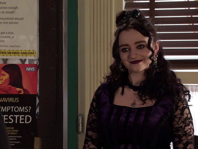 Nina on Coronation Street on April 21, 2021