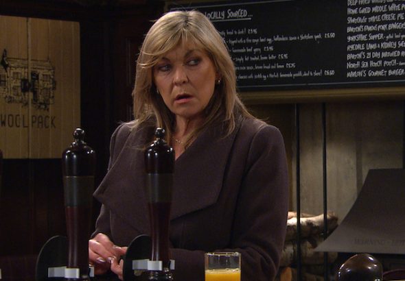 Kim on Emmerdale on March 11, 2021