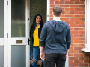 Alya on Coronation Street on July 12, 2021