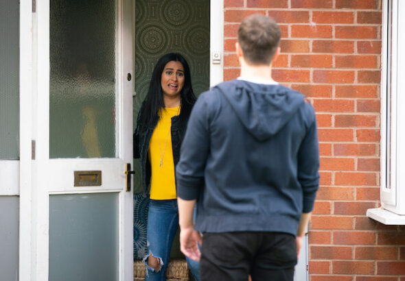 Alya on Coronation Street on July 12, 2021