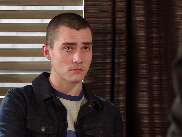 Corey on Coronation Street on May 12, 2021
