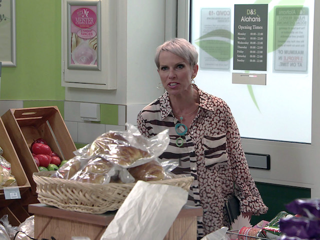 Debbie on Coronation Street on July 19, 2021