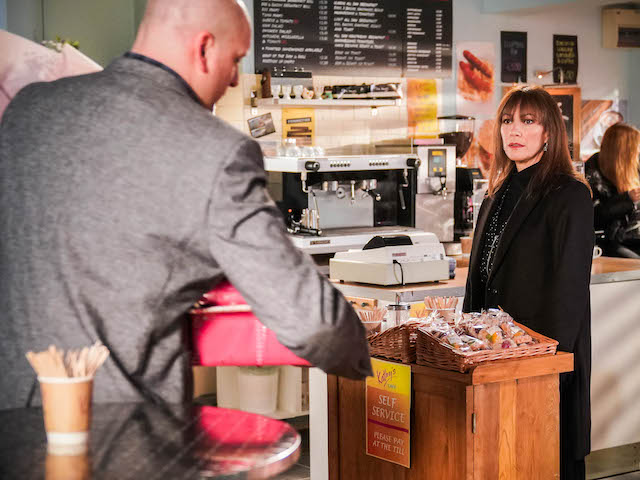 Stuart and Rainie on EastEnders on April 22, 2021