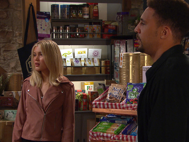 Leanna and Billy on Emmerdale on June 21, 2021
