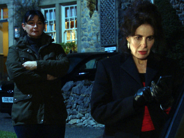 Moira on Emmerdale on March 1, 2021