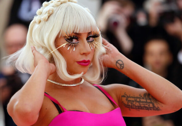 Lady Gaga at the Met Gala in New York on May 6, 2019