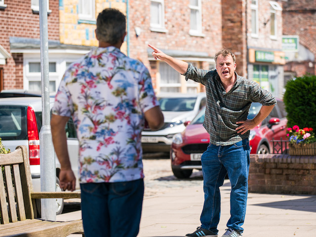 Steve on Coronation Street on August 6, 2021