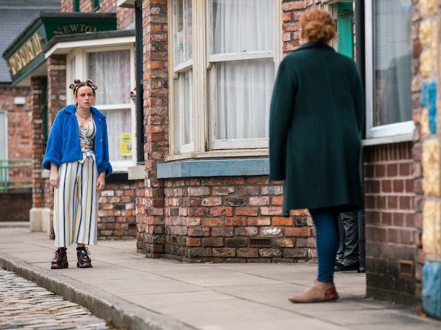 Fiz and Gemma on Coronation Street on April 23, 2021