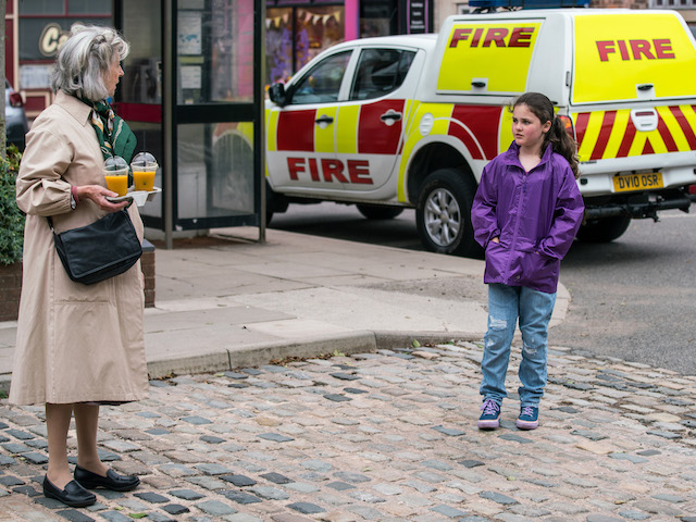 Evelyn and Hope on Coronation Street on August 4, 2021