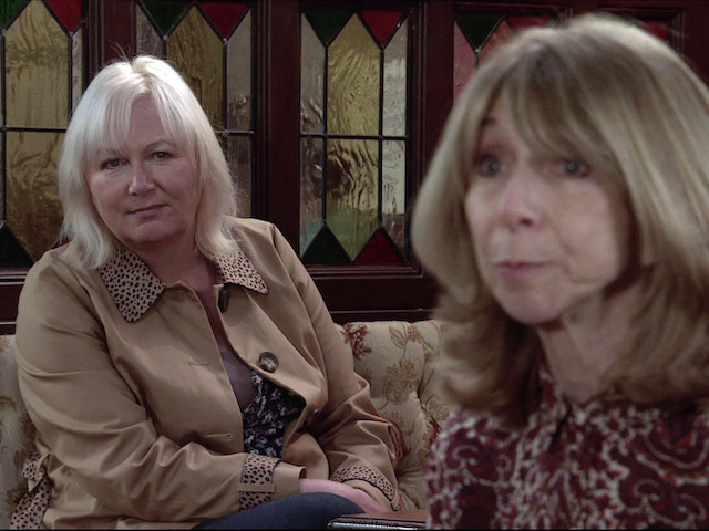 Mary, Eileen, George and Gail on Coronation Street on January 27, 2021