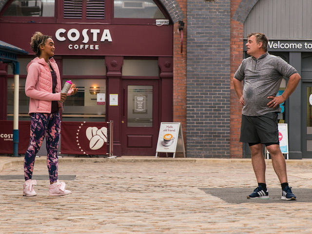 Emma and Steve on Coronation Street on May 26, 2021