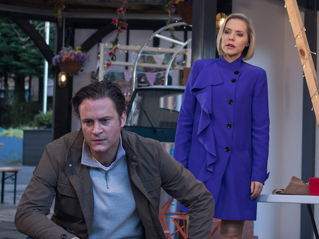 Luke and Cindy on Hollyoaks on February 2, 2021